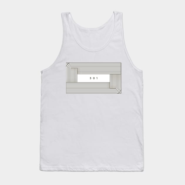 Line art abstract Tank Top by Design301